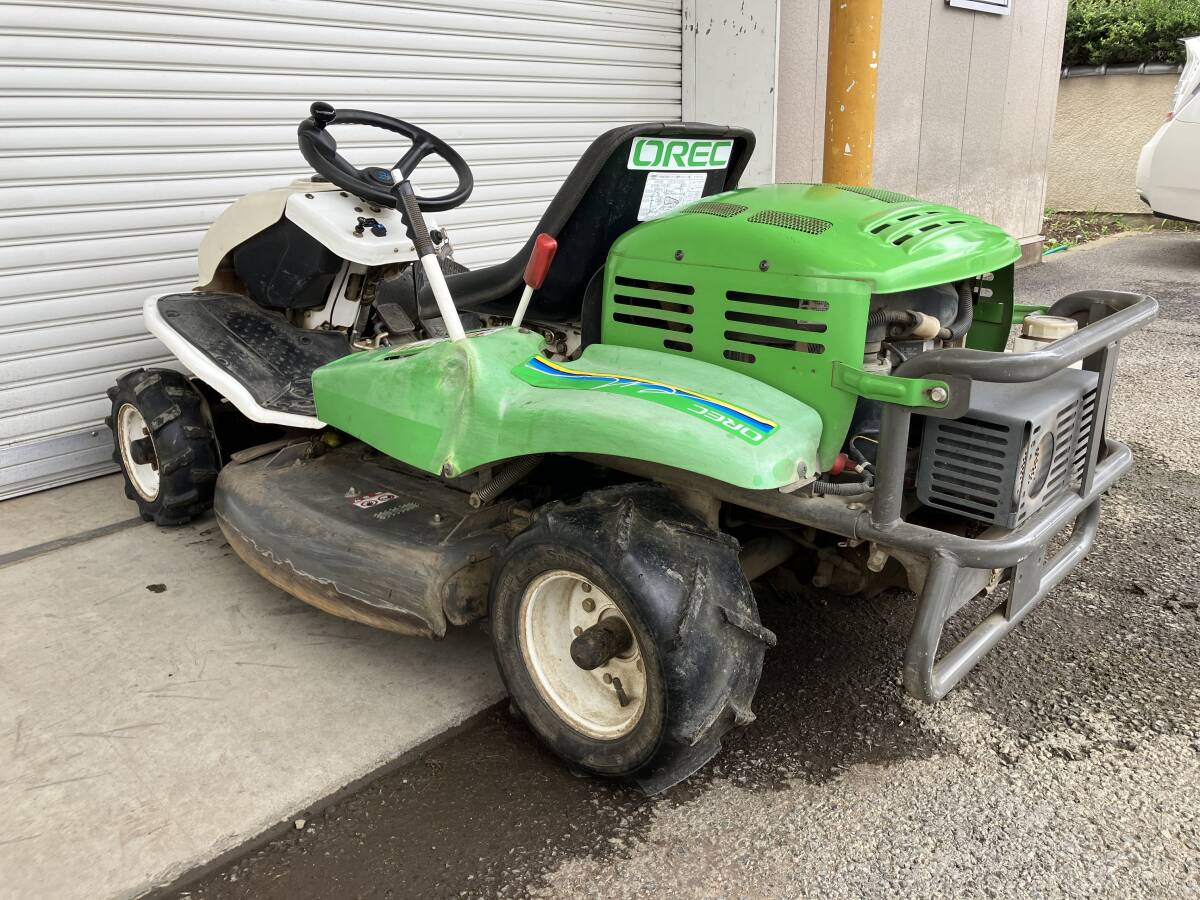 乗用草刈機 RM95 ジャンク 引取限定》 オーレック 乗用草刈機 ラビット