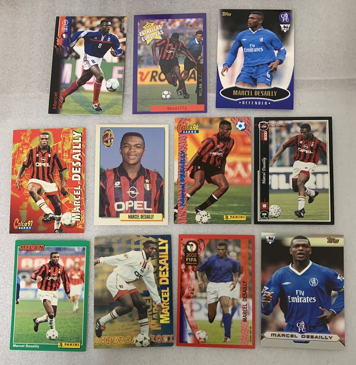 Carte Card Marcel DESAILLY #211 - Panini 1993 Olympique Marseille OM -2 Carte Card Marcel DESAILLY #211 - Panini 1993 Olympique Marseille OM -2