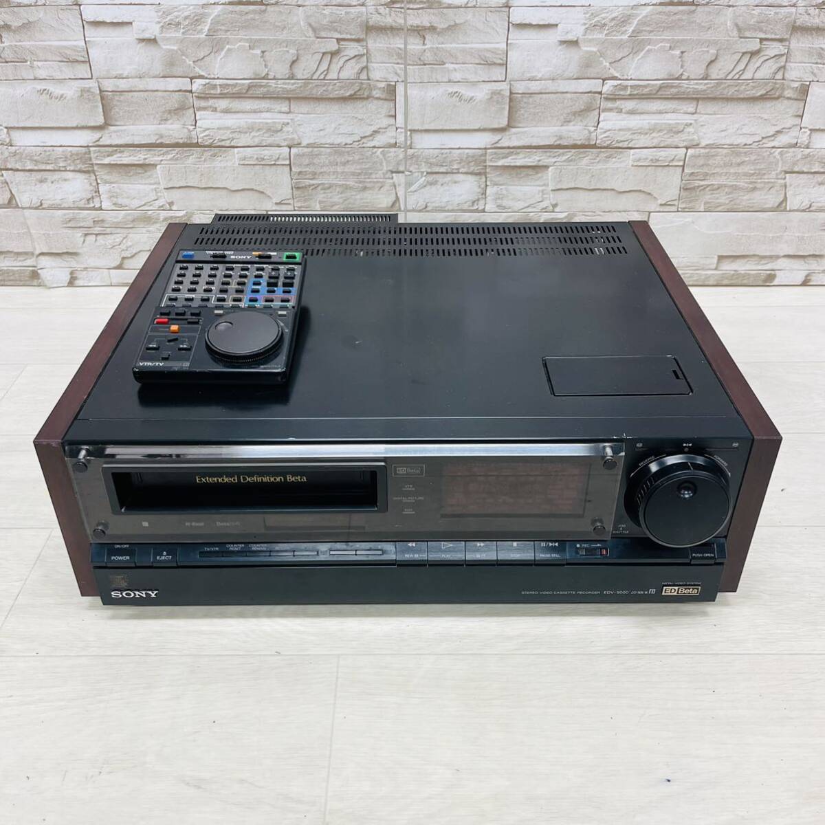 ソニー SONY EDV-5000 EDベータ ビデオデッキ 映像機器 動作確認済み