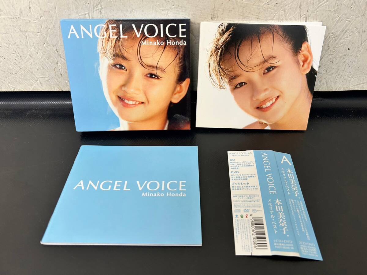 【傷や汚れあり】8-51 本田美奈子. ANGEL VOICE メモリアル・ベスト 2CD+DVD ケース一部ヒビ有 帯付き 保管臭有 初期
