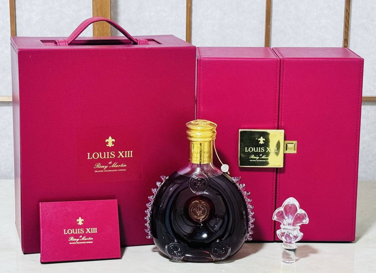 レミーマルタン ルイ13世 LOUIS XIII クリアケース　未開栓 レミーマルタン ルイ13世 LOUIS XIII クリアケース 訳あり 古酒 未開栓