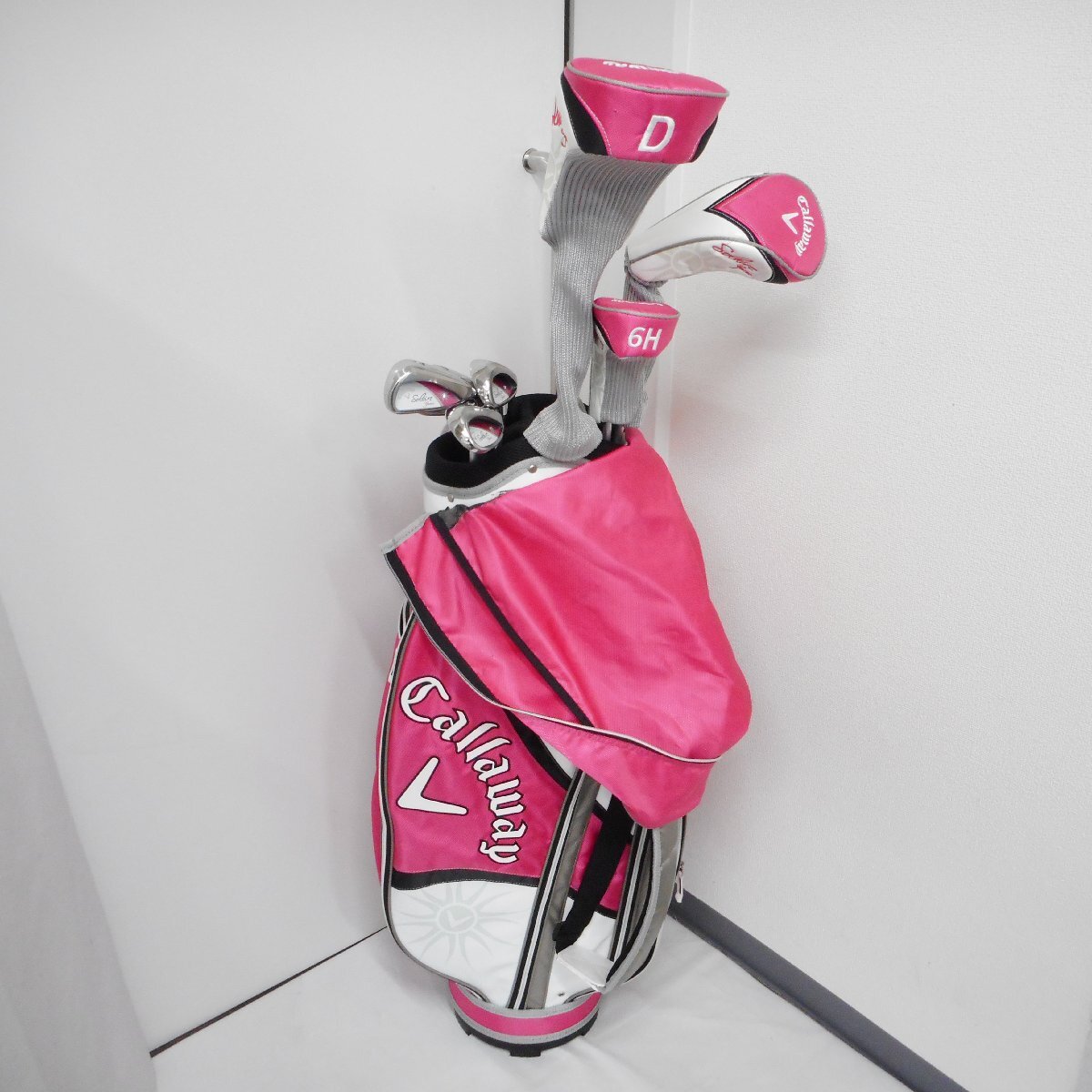 バッグ無し‼️Callaway solaireピンク レディースゴルフクラブセット