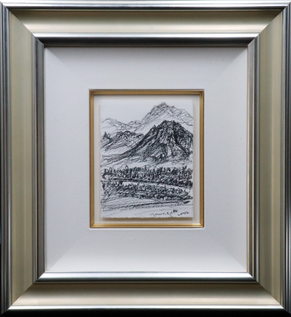 絵画 工藤昭重 油彩10号 北アルプス サイン有 油彩 工藤のYahoo