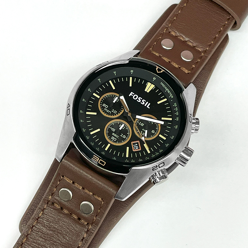 中古】FOSSIL/フォッシル JR-8750 アナデジ ブルー系文字盤 腕時計 