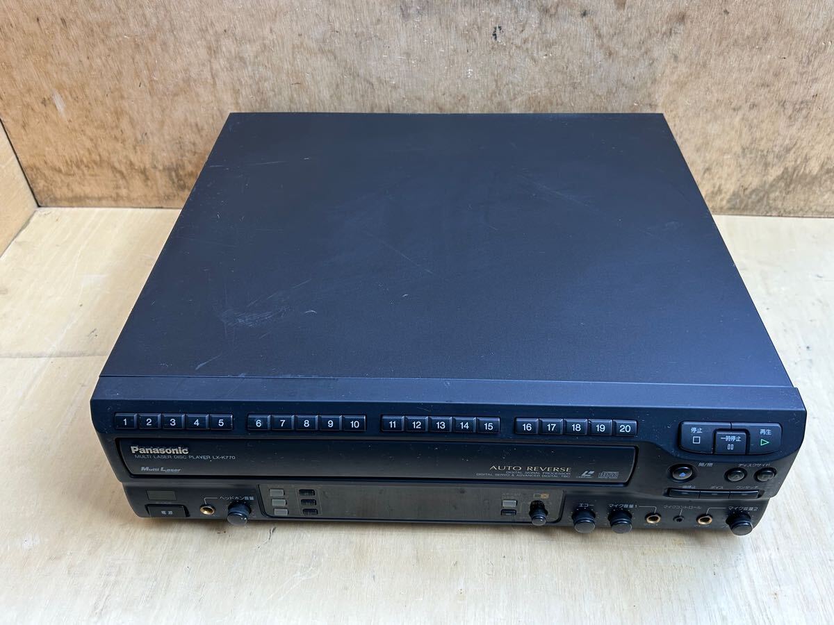 Panasonic レーザーディスクプレーヤー LX-K570 メンテナンス済 Panasonic レーザーディスクプレーヤー LX-K570 メンテナンス済