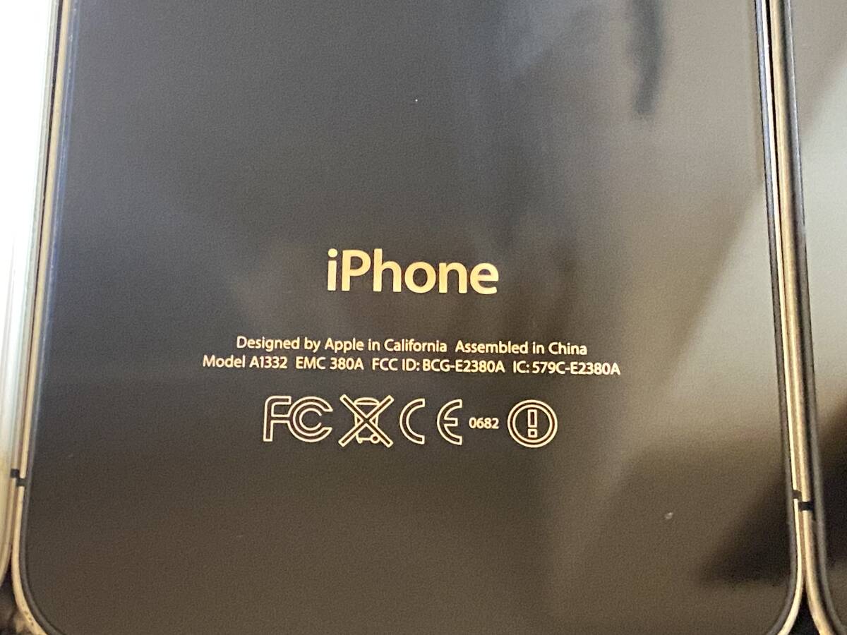 【傷や汚れあり】Apple iPhone 4 4S A1332/A1387 アップル スマートフォン 利用制限〇 【整11-23-19】の落札 ...