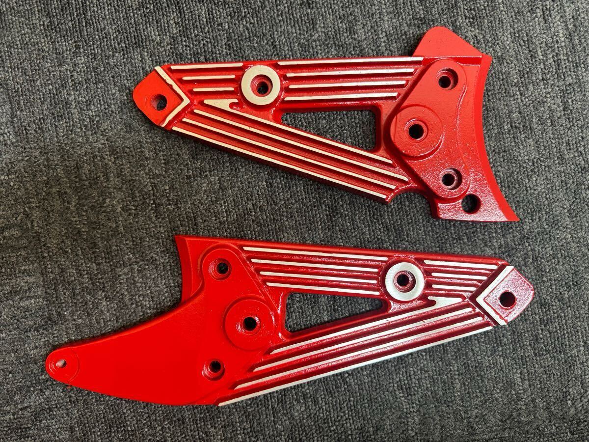 ①大阪魔人 ZRX400 ステッププレート メッキ後未使用品