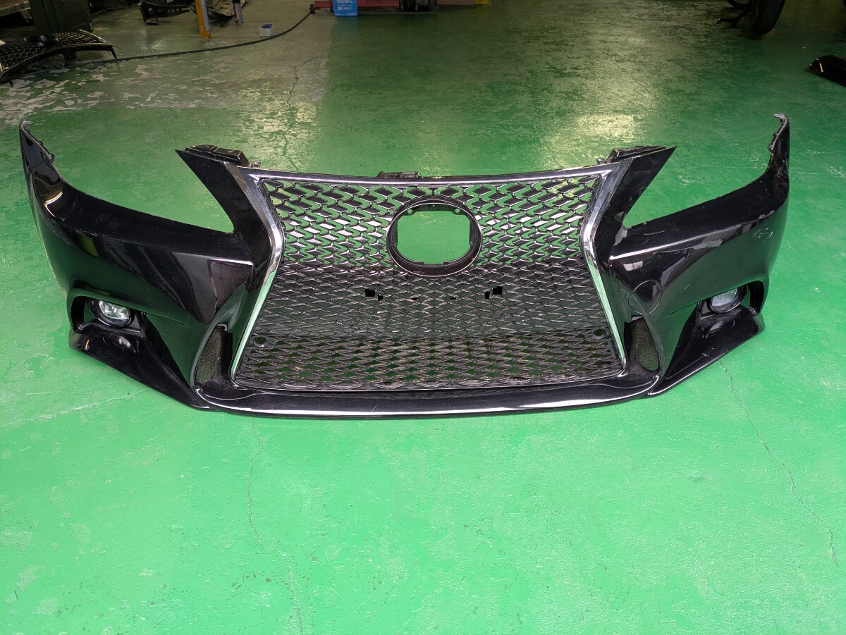 ★☆限定特価☆★！！高度精密ABSバンパー 現行スピンドルルック 20系 レクサスIS フロントバンパー フルキット！！ver1 リップ付① 数量限定！！高度精密ABSバンパー 現行スピンドルルック 20系 レクサス