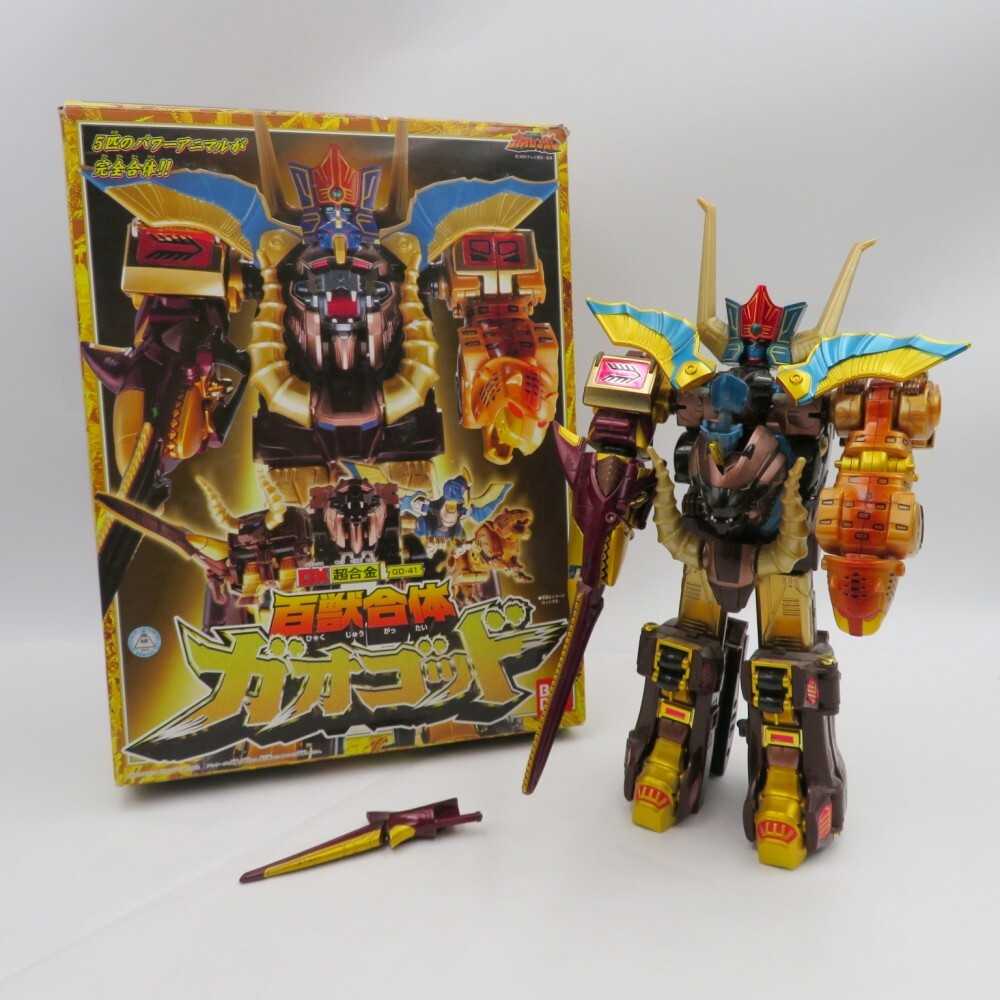 DX超合金GD-41。百獣合体ガオゴッド。 BANDAI (バンダイ) 戦隊ヒーロー ①DX超合金 GD-41 百獣合体