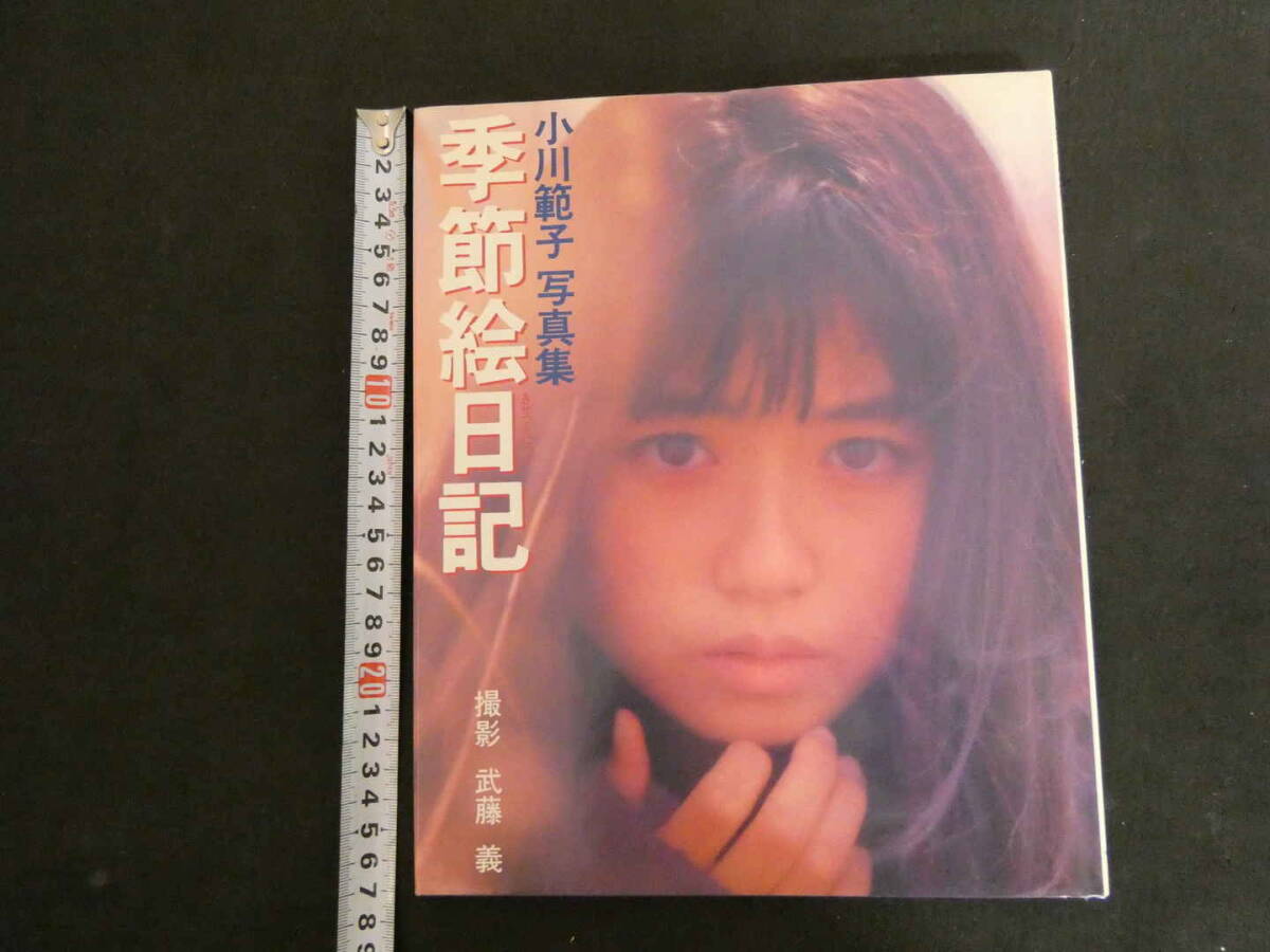 小川範子写真集／季節絵日記／撮影　武藤　義。1989年6月初版。ワニブックス。 Amazon.co.jp: 小川範子写真集／季節絵日記／撮影 武藤 義。1989