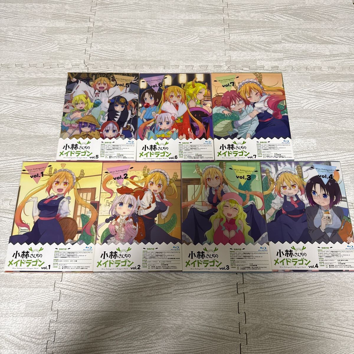 BD/DVD 小林さんちのメイドラゴン 7巻 京アニショップ限定 複製