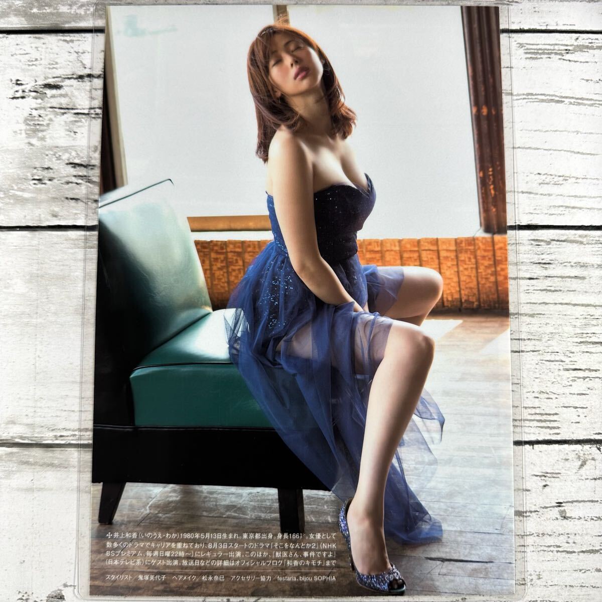 ▲限定1名様▲グラビア▲井上和香▲切り抜き▲クリアブック2冊 △限定1名様△グラビア△井上和香△切り抜きクリアブック3冊△