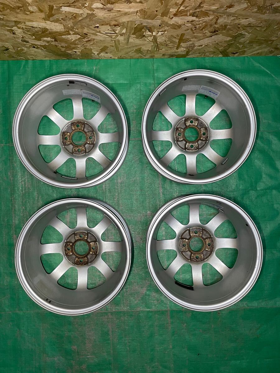 軽量 希少 RAYS ニスモ 15×6J 4H/100 ET50 HB60 4本セット ★激安必見★コンパクトカーに！ ☆RAYS□NISMO□MM8□レイズ ニスモMM8□鍛造軽量□100-4H⁄