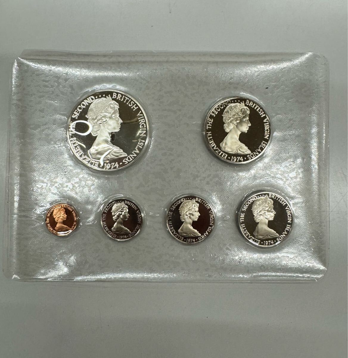1973年 英領ヴァージン諸島 プルーフ貨幣セット FIRST COINAGE