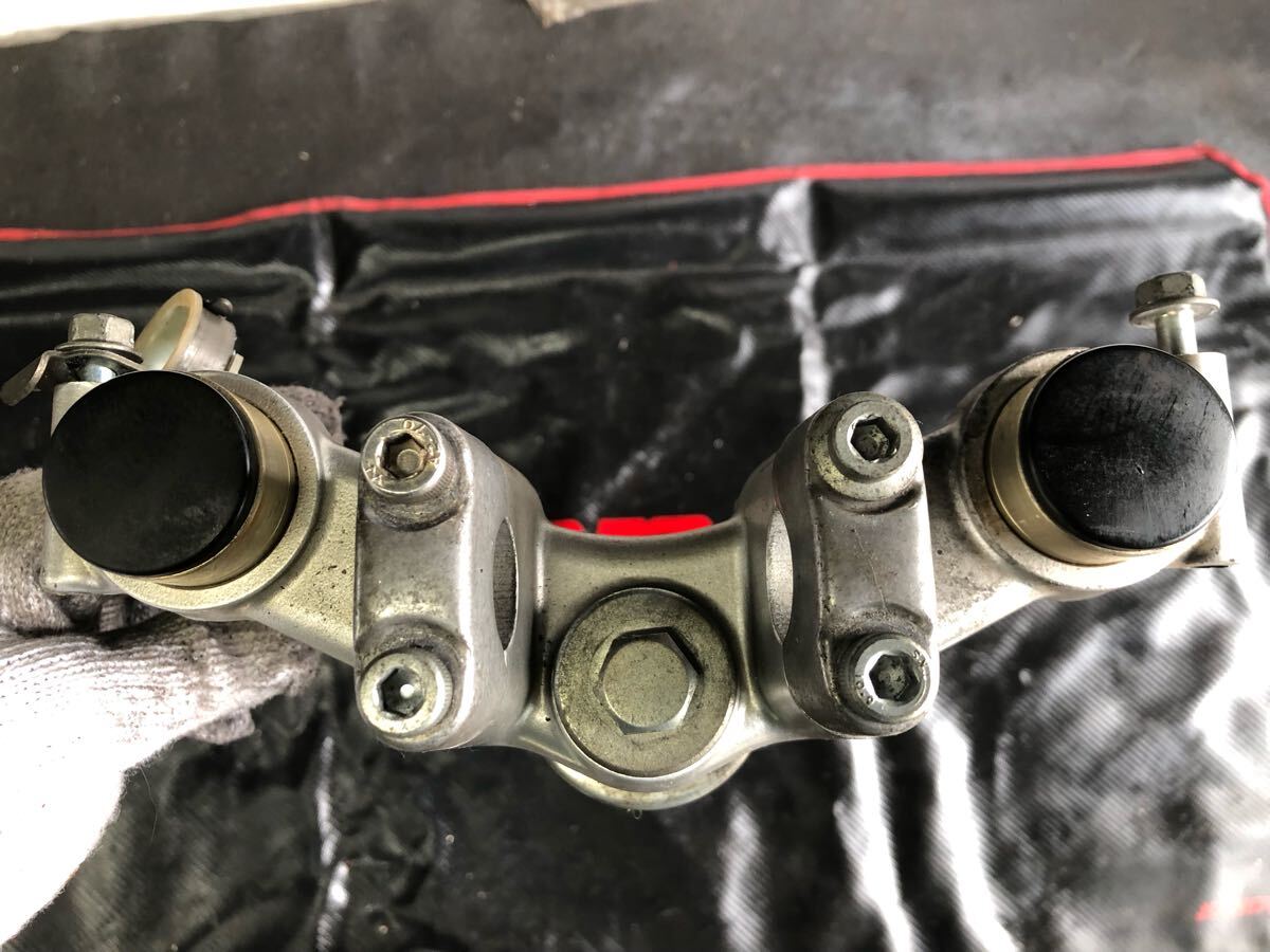 XJ400D純正フロントフォークトップブリッジ付き