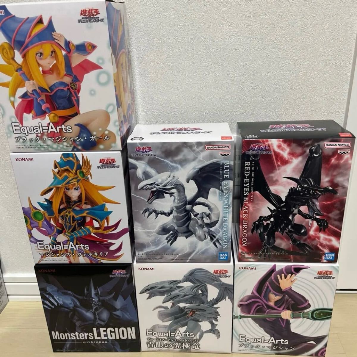 遊戯王Equal Arts ブラマジ ブルーアイズ オベリスク　ラー30体 遊戯王Equal Arts ブラマジ ブルーアイズ オベリスク ラー30体