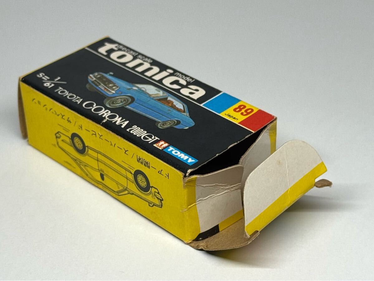 トミカ　黒箱89　トヨタ　コロナ　2000GT　 　緑色　日本製 トミカ 黒箱89 トヨタ コロナ 2000GT 緑色 日本製 - メルカリ