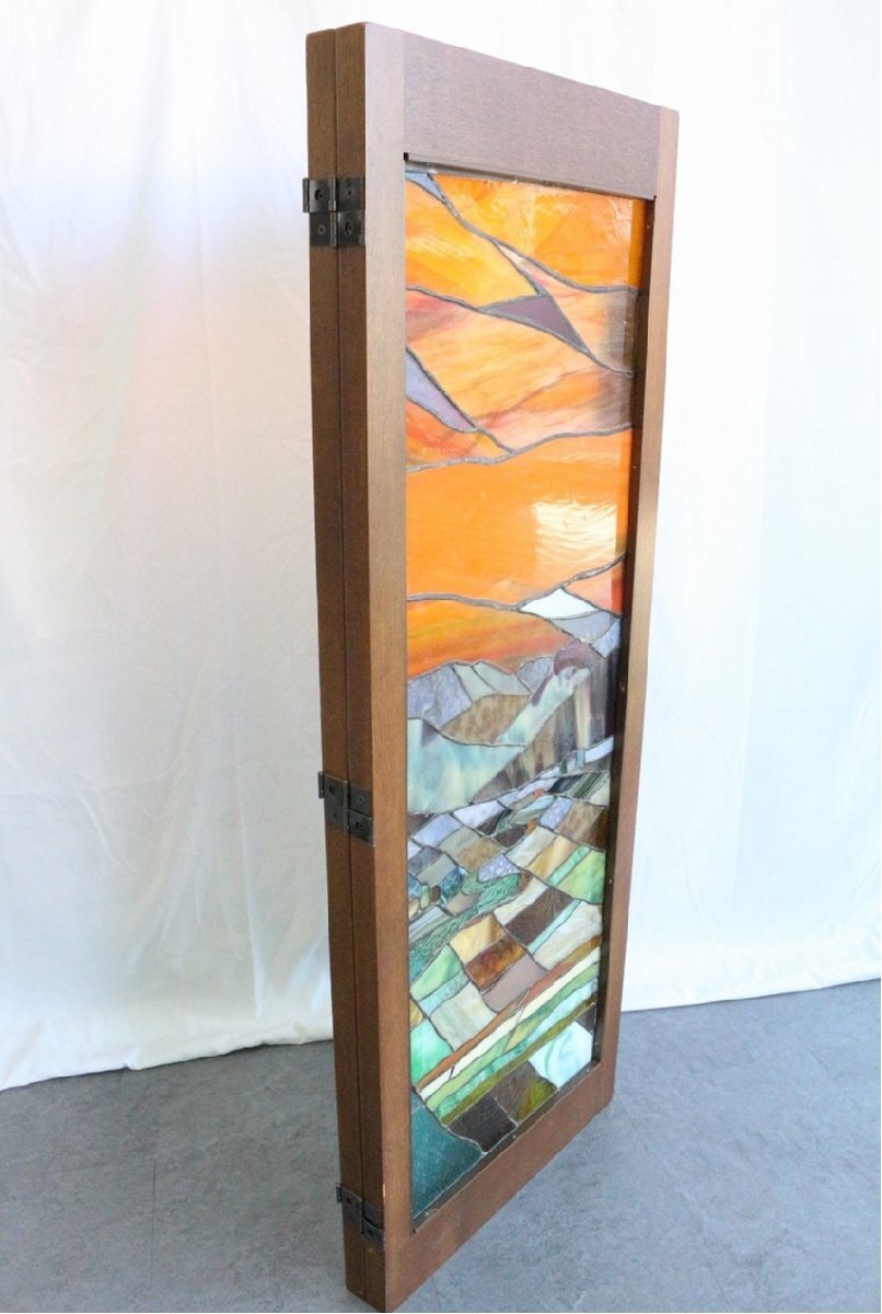 昭和レトロ アンティーク ガラスの浮き玉 約40cm レアガラス 気泡硝子