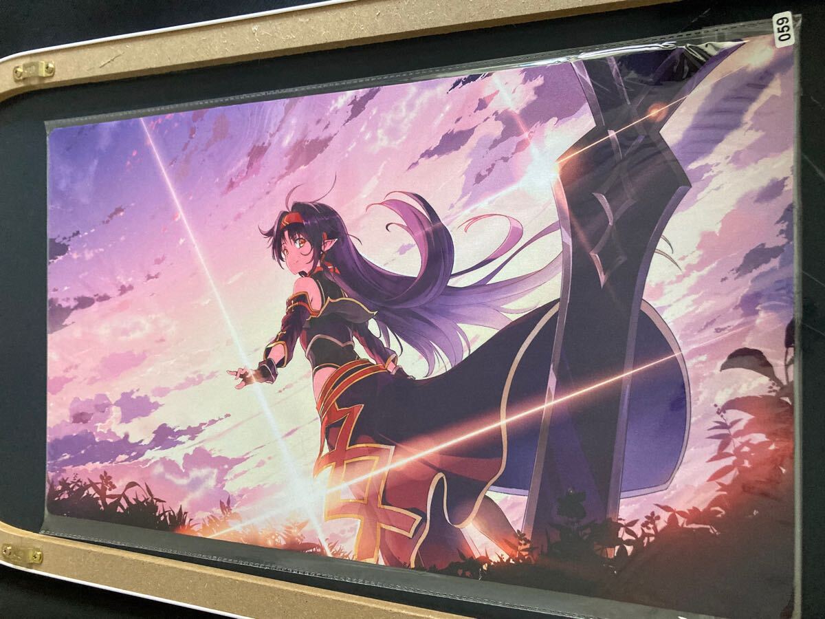 ソードアートオンライン  SAO アリス プレイマット  牛革 混沌の女神様 プレイマット スリーブ SAO ソードアートオンライン シノン