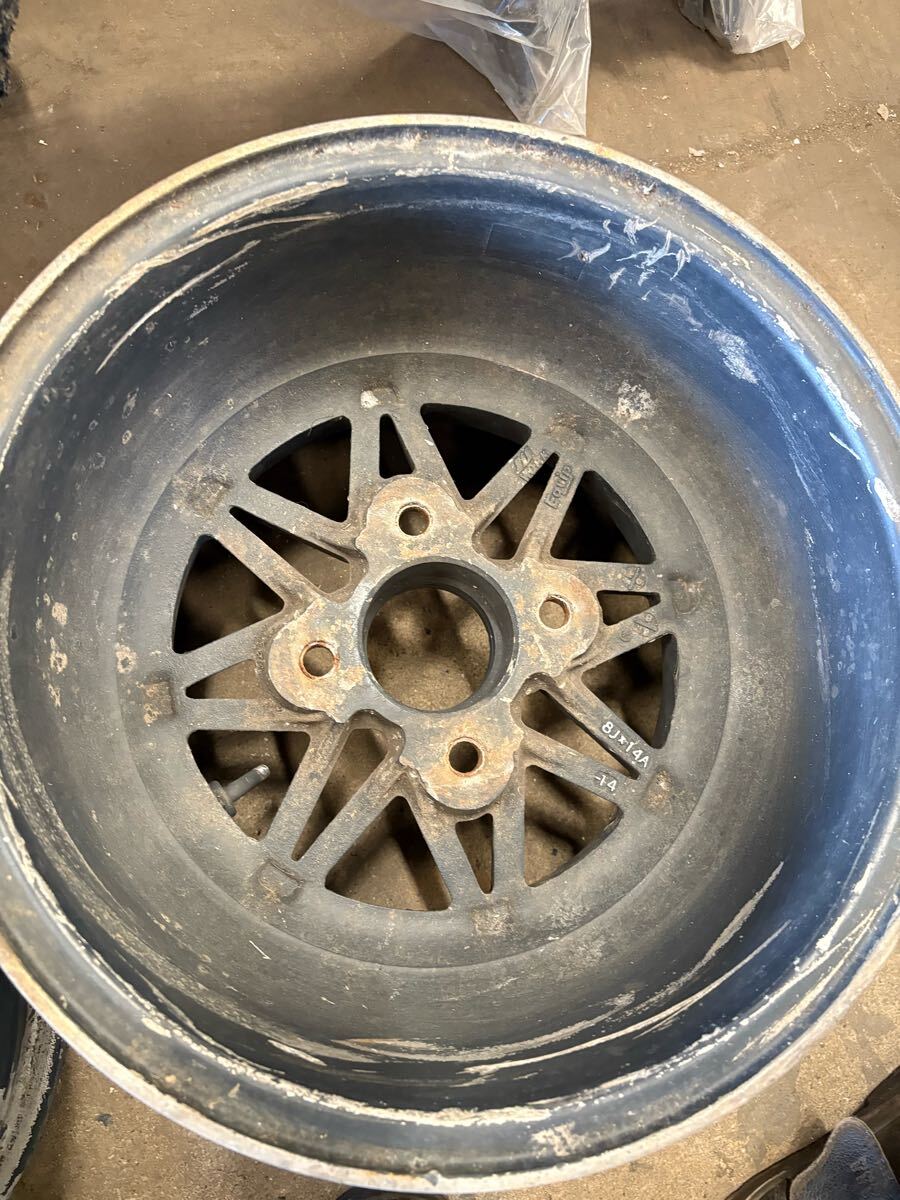 WORK EQUIP　１４インチアルミ　ＰＣＤ１１４．３　4穴　４本セット WORK EQUIP 14インチアルミ PCD114．3 4穴 4本セット