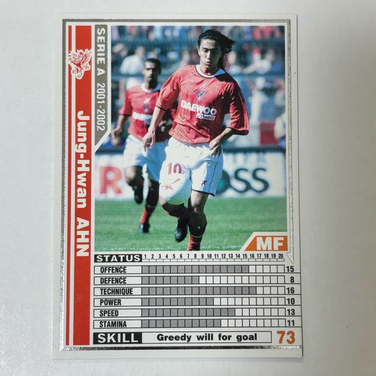 2002 PANINI WORLD CUP #114 韓国代表 ペルージャ アン・ジョンファン
