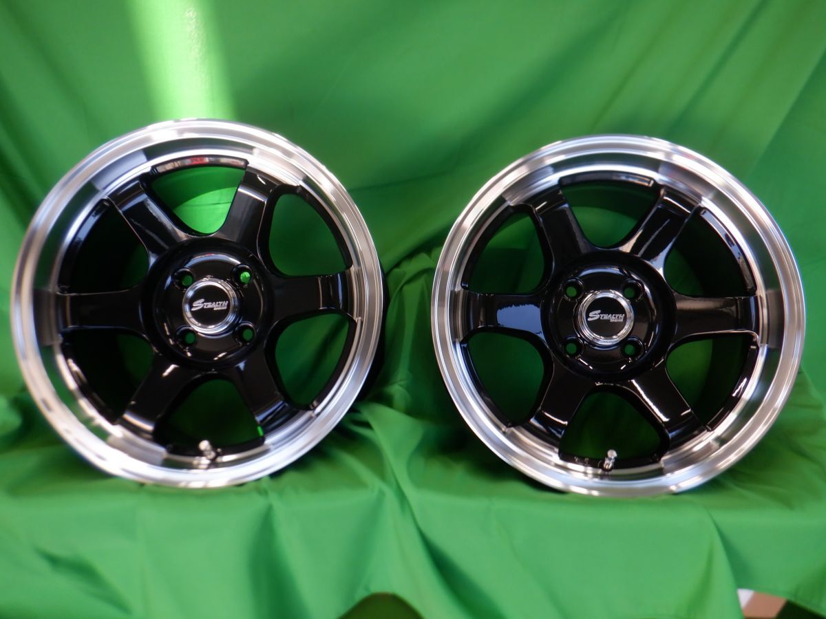 新品】ステルスレーシング 16×7J +40 4H100 165/45R16 N-BOX N-ONE