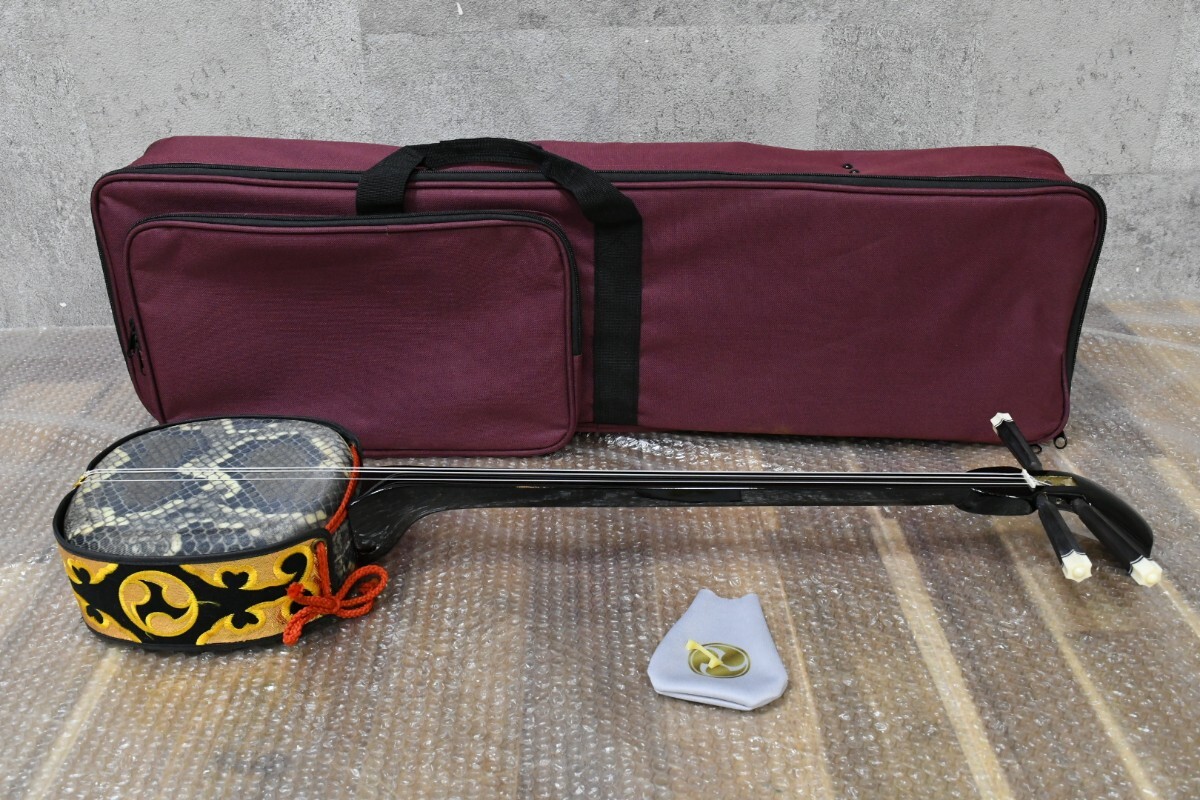 新品】1円～○未使用○三味線 糸巻き金具/糸巻金具 K18 福林 銀足 津軽