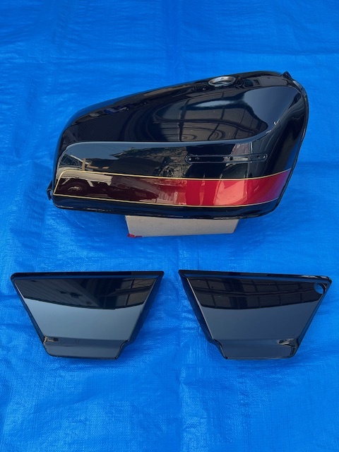 Z400FX 純正サイドカバー オリジナル 当時物 ルミナスガンブルーの落札