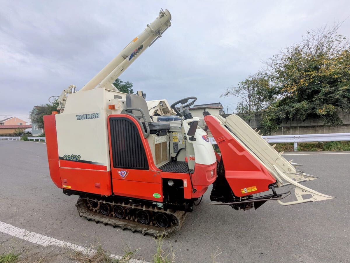 【目立った傷や汚れなし】埼玉県)ヤンマー コンバイン GC329 3条刈 29.0馬力 438時間 ディーゼルエンジンの落札情報詳細 ...