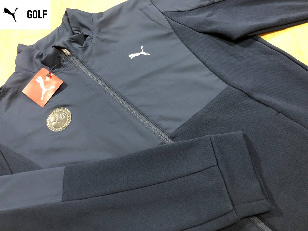 【未使用】・スピード発送 新品未使用 PUMAGOLF(プーマゴルフ)秋冬 コンビネーション FZ スタンドカラー ジャケト 628012 ...