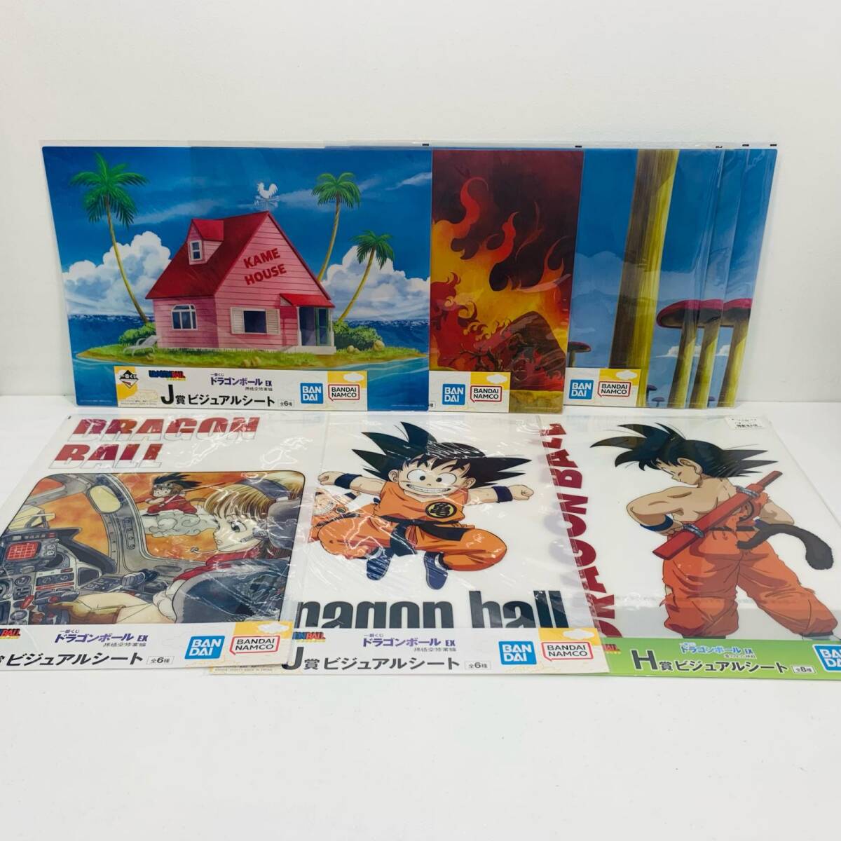 【飾磨】a ￥1スタ! ドラゴンボール・ドラゴンボールZ・ドラゴンボールGT　一番くじ クリアポスター/ビジュアルシートなど 3kg相当！40枚〜の2番目の画像