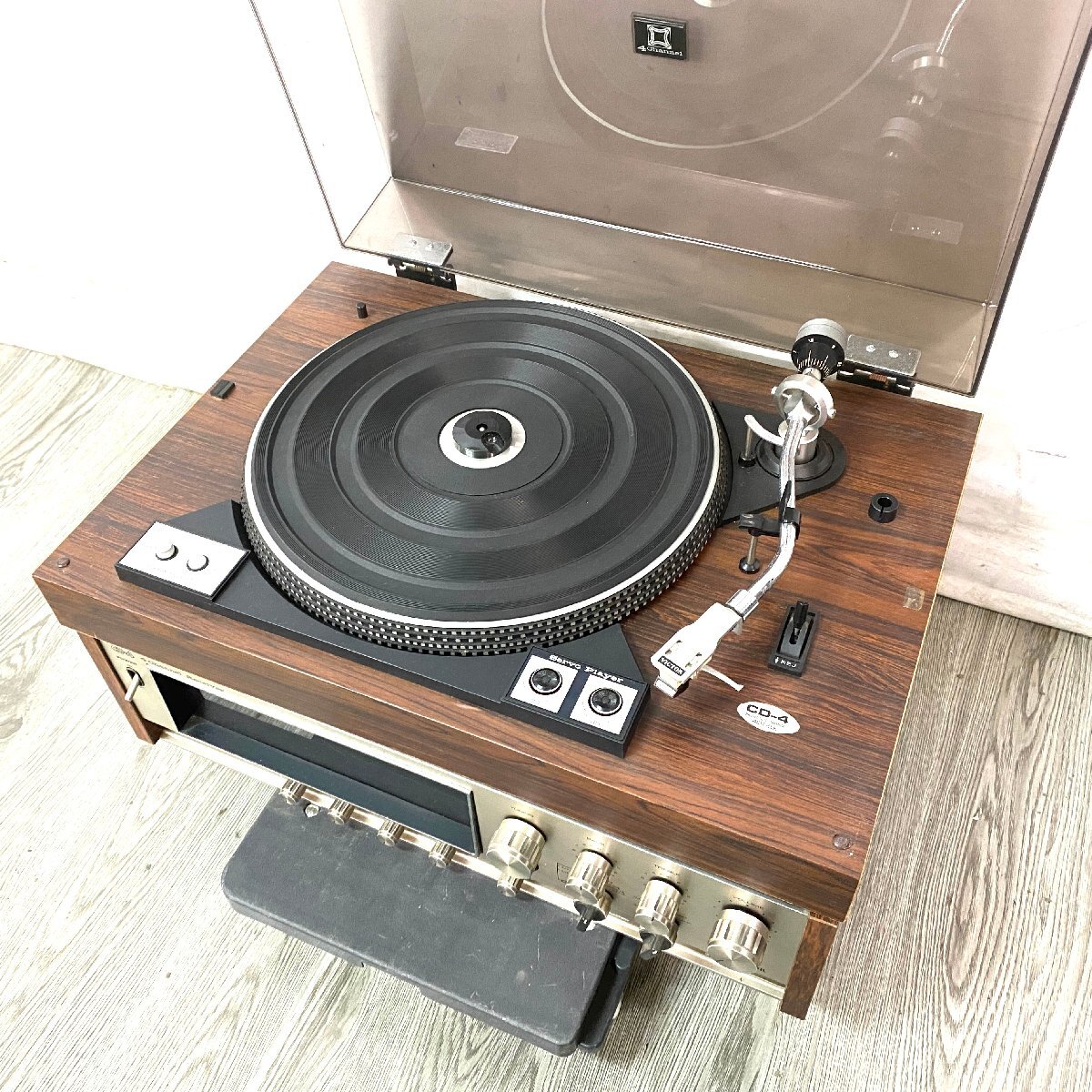 東芝 Aurex 4チャンネル可能ステレオ ターンテーブル AP-1200