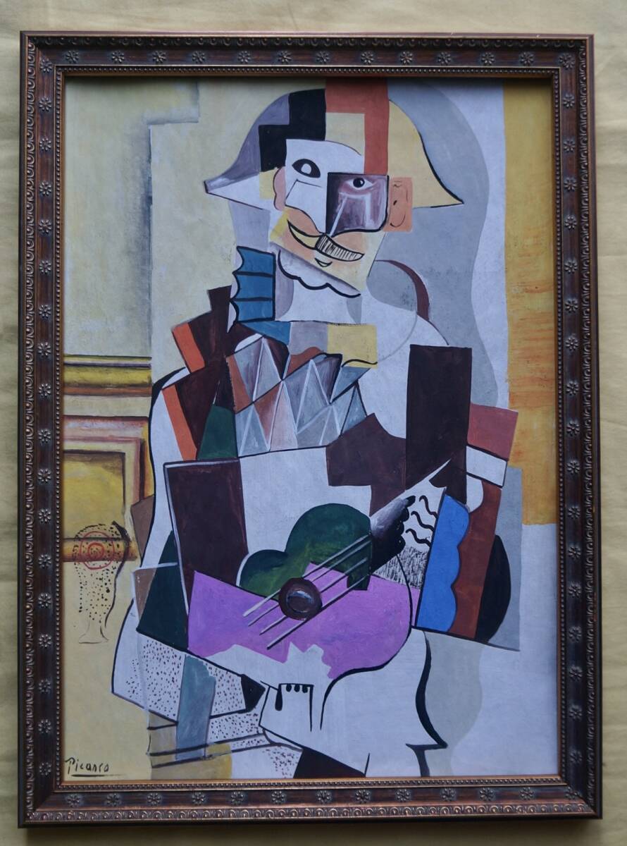 パブロ ピカソ オリジナル 肉筆 手書き デッサン ”帽子の女性のバスト