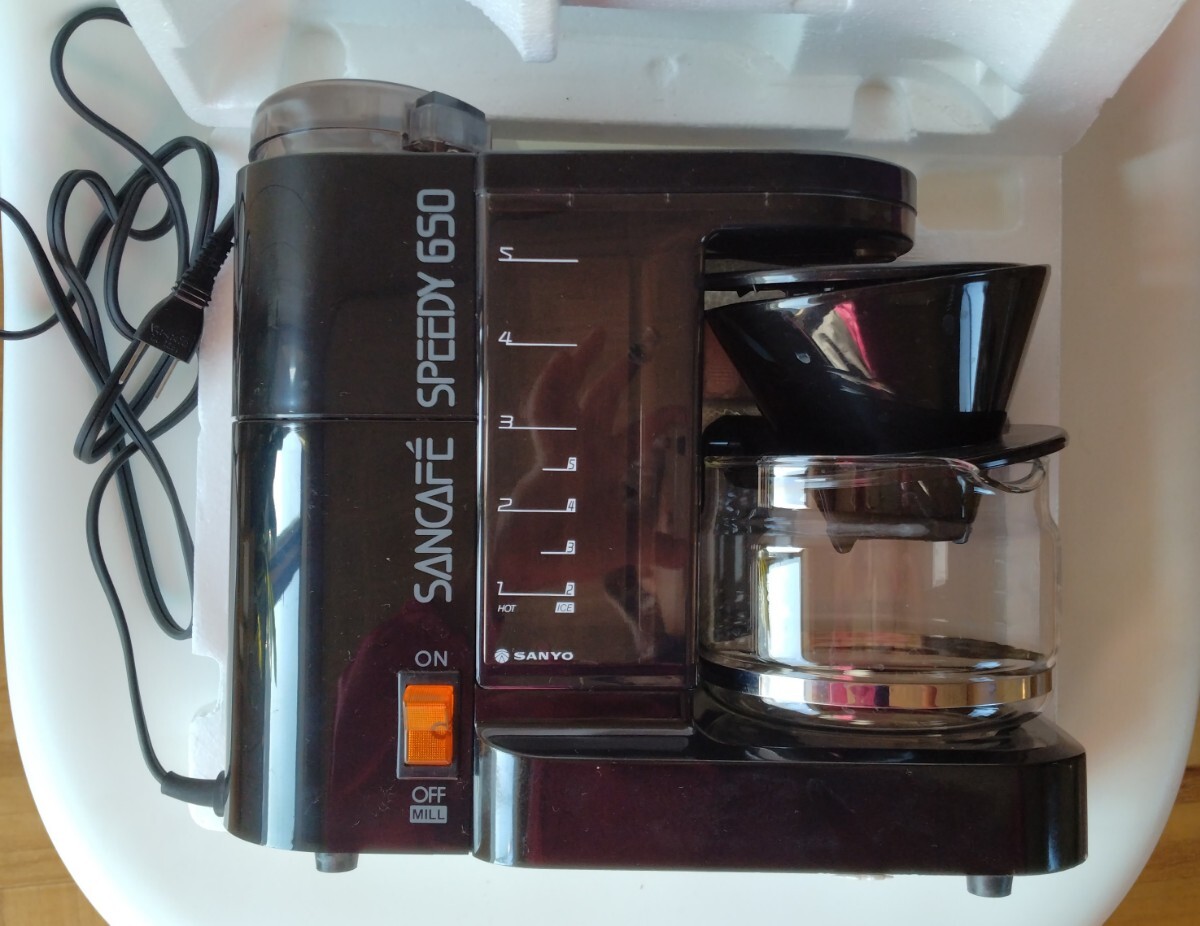 新品】1台2役 SANYO ミル付 コーヒーメーカー 未使用品 SAC-MST5 三洋 