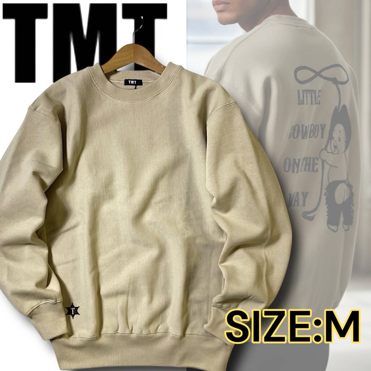 新品 TMT ティーエムティー 定価6.6万 COWICHAN CARDIGANくるみボタン 
