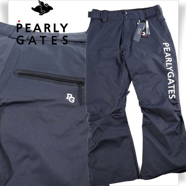 4 定価3.9万 パーリーゲイツ 防水 防寒 スノーウエア パンツ スノボ 紺 4 定価3.9万 パーリーゲイツ 防水 防寒 スノーウエア パンツ スノボ 紺