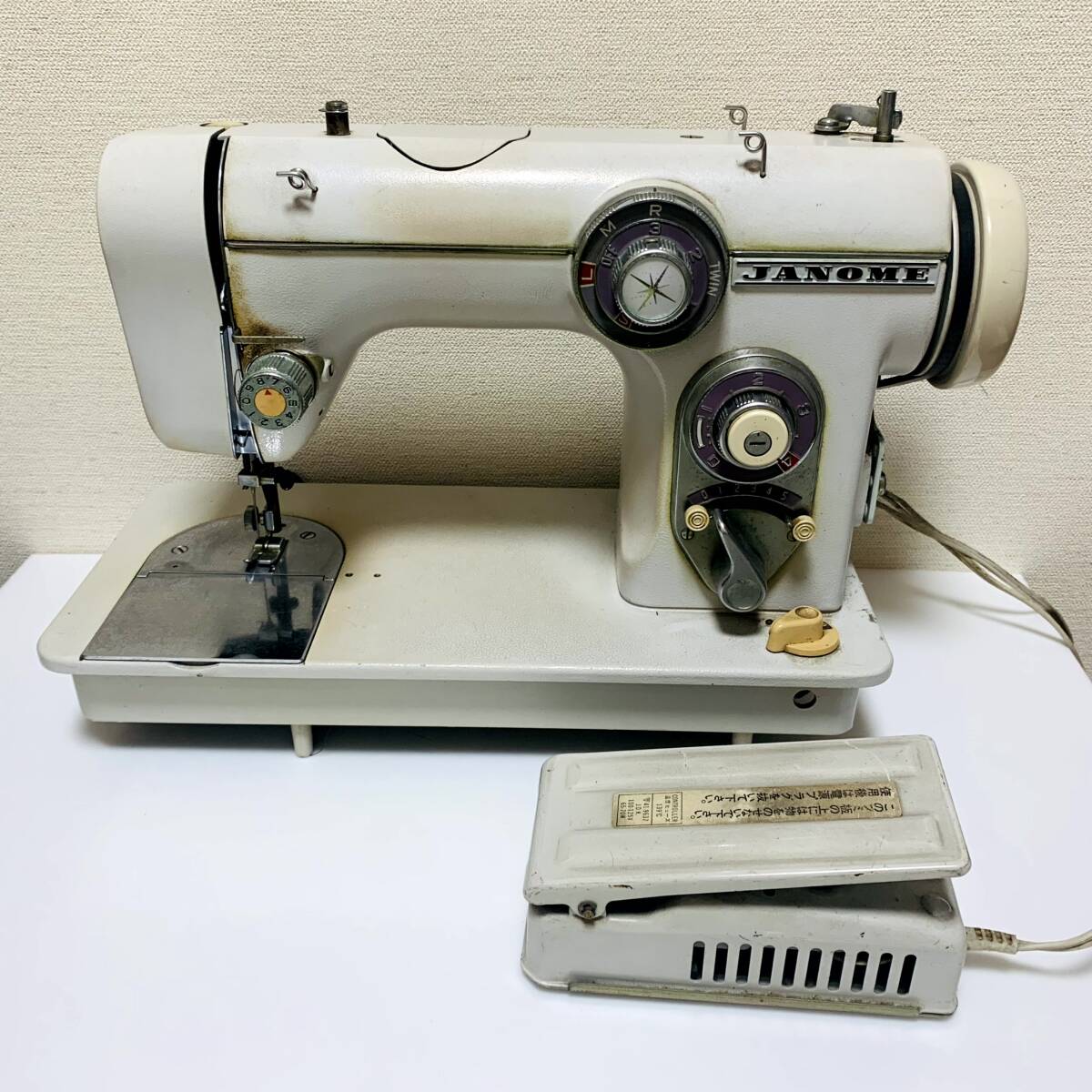 FUJI JANOME フジ ジャノメ ミシン レトロ アンティーク 工業ミシン