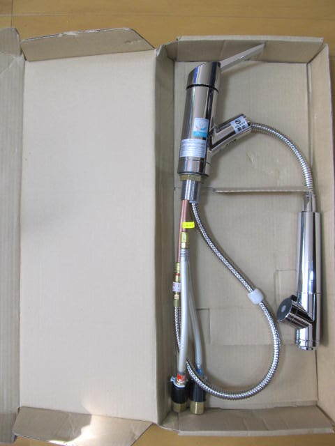 新品同様] 新築外し キッチン用水栓 takagi 蛇口一体型浄水器 みず工房