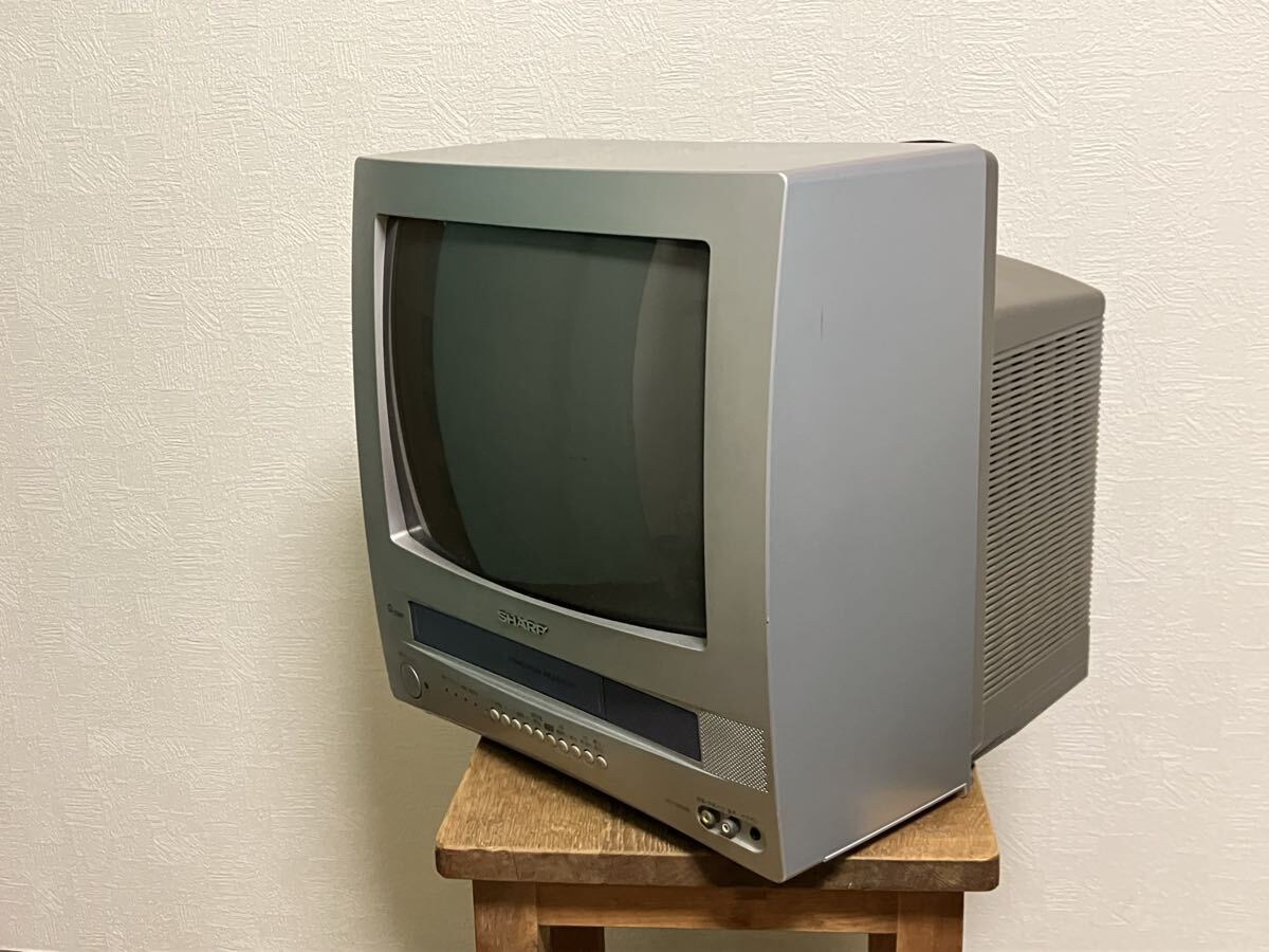 中古】シャープ 21型テレビデオVT-21FF3-W リモコン無しの落札情報詳細