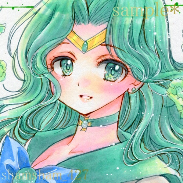 U5 美少女戦士セーラームーン 原画 天王はるか 海王みちるの落札情報