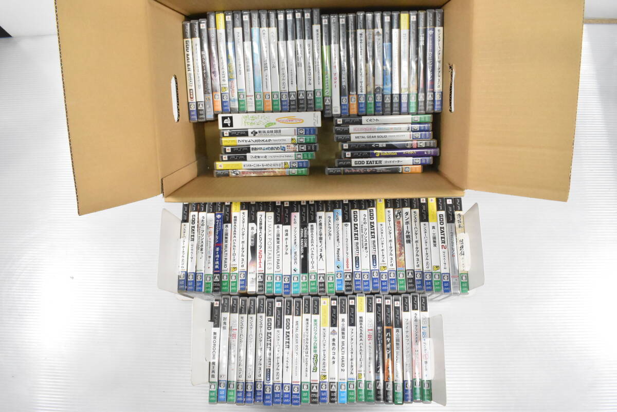 【全体的に状態が悪い】未検品★PSP用ソフト まとめて101点セット まとめ売り モンスターハンター 勇者のくせになまいきだ ファンタシー ...