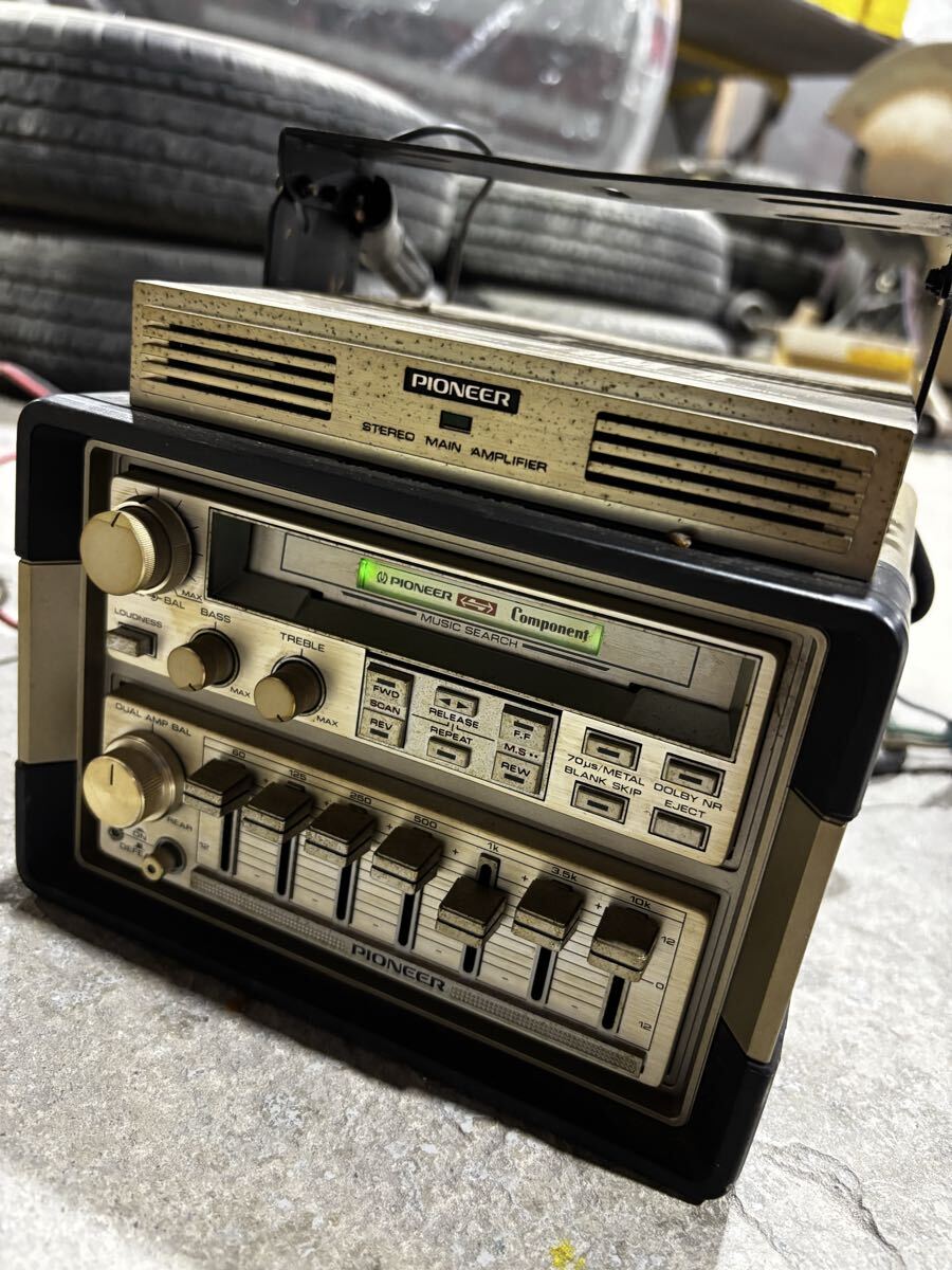 パイオニア PIONEER ロンサムカーボーイ カセットデッキ アンプ