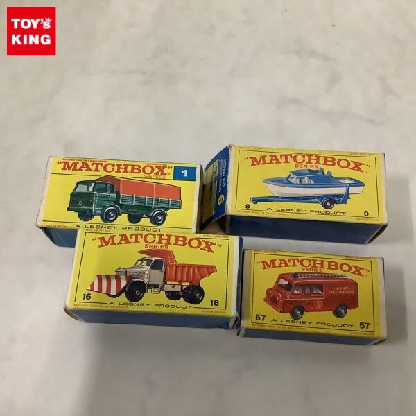 当時物 レズニー マッチボックス No.39 農作業用 FORD トラクター 4台