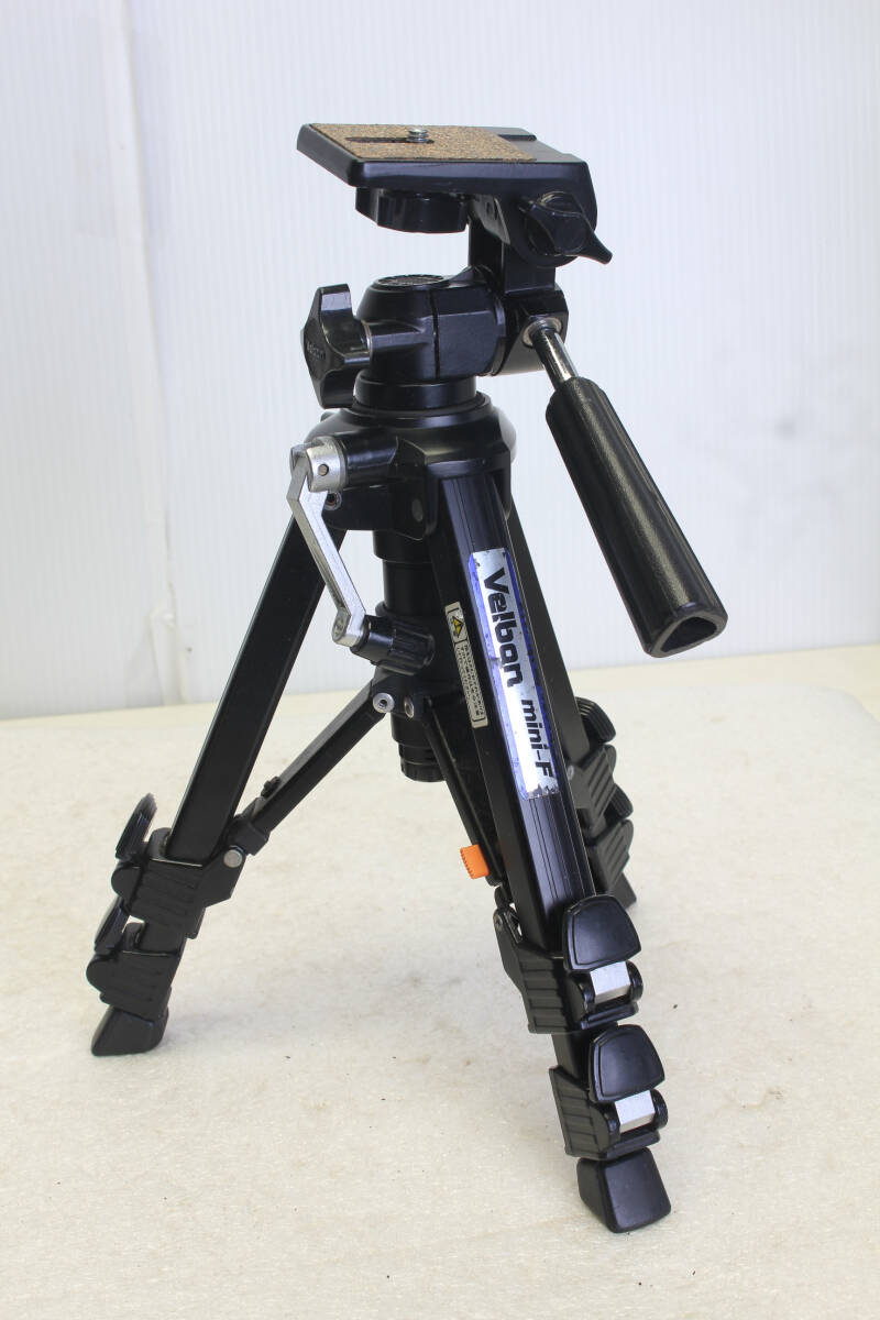 154)【美品】ベルボン Velbon mini-F ミニF 三脚 ローアングル 撮影用