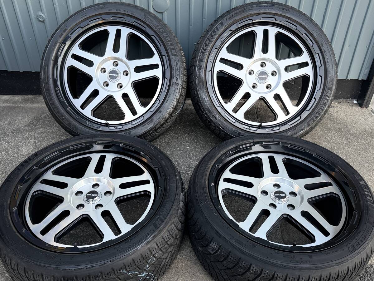 クリムソン/マーテル/レオン☆20インチ/8.5J+45☆5H/114.3☆中古/4本
