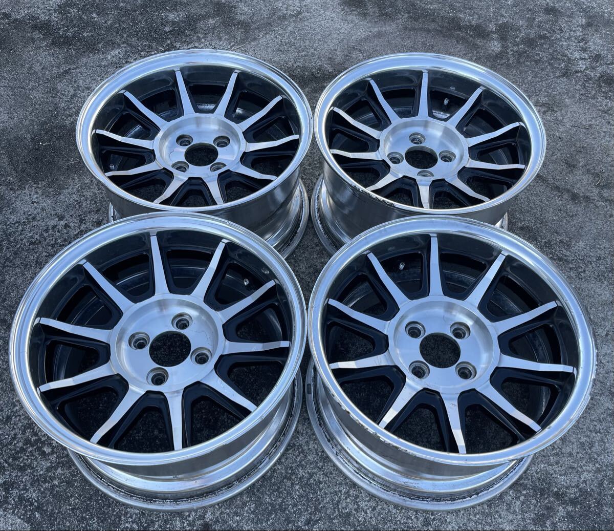 エンケイ ビッグエンドバレル 15インチ 7j +25 8j +25 2本ずつ