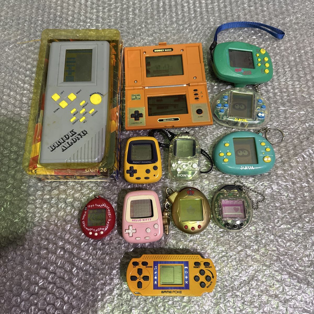 あひるのペックル　昭和レトロ　家庭用ゲーム機　サンリオ 動作確認済み】昭和レトロ アヒルのペックル お水をはこぼう 液晶