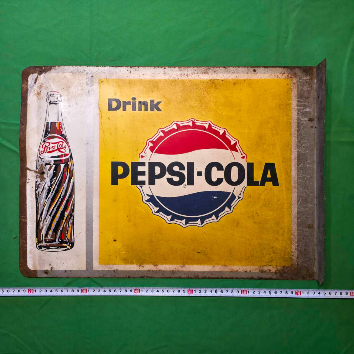 ペプシコーラ ペプシレトロ1962琺瑯ドアプッシュ扉