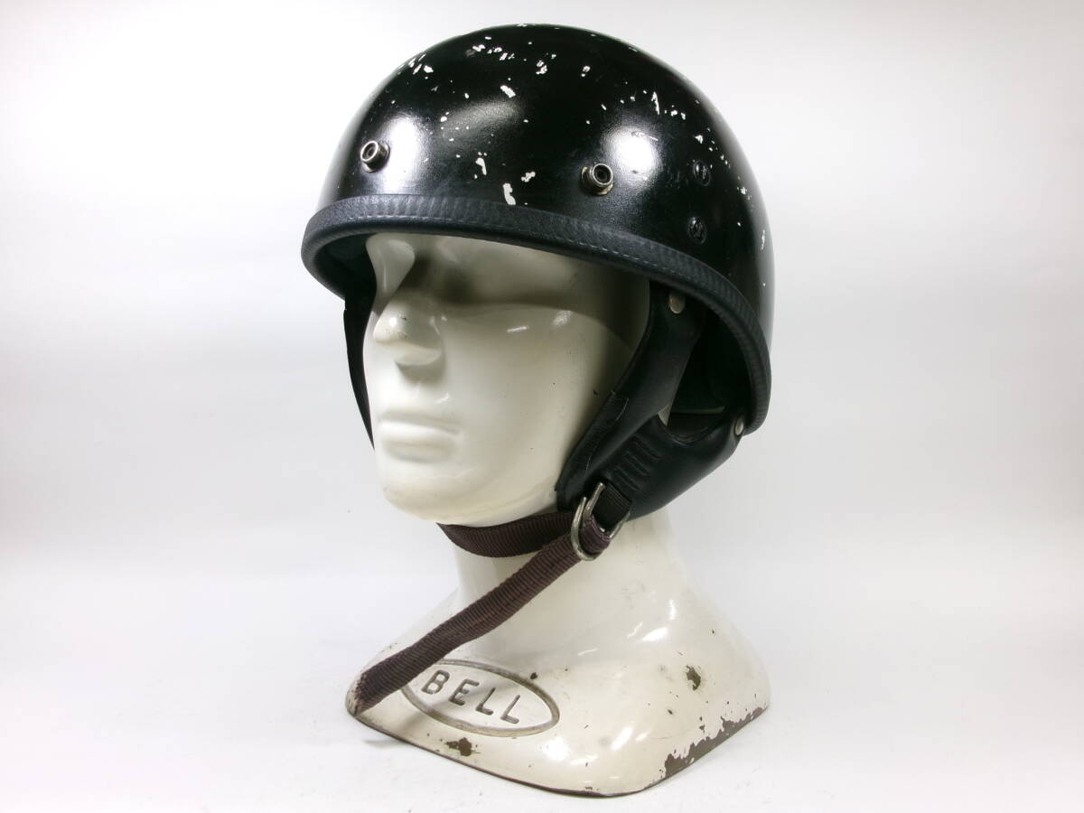 66' BUCO PROTECTOR ハーフヘルメット リブ付モール！ ☆60年代 ブコ