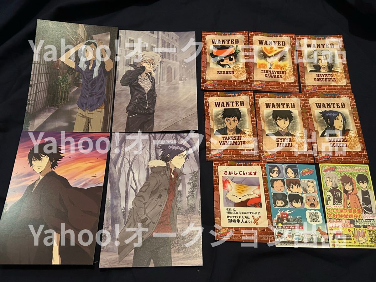 送料無料※ 家庭教師REBORN 雲雀恭弥・六道骸 ポストカード アニメ